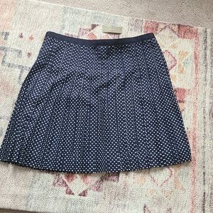 Jcrew polk dot skirt size 12 nwts